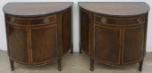 PAIR OF GEORGE III STYLE INLAI