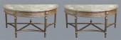 PAIR OF GEORGE III STYLE SILVE