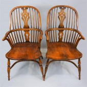 PAIR OF GEORGE III STYLE ASH W