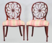 PAIR OF GEORGE III STYLE MAHOG