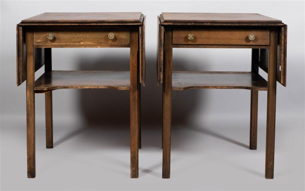 PAIR OF GEORGE III STYLE INLAID