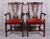 PAIR OF GEORGE III STYLE MAHOG