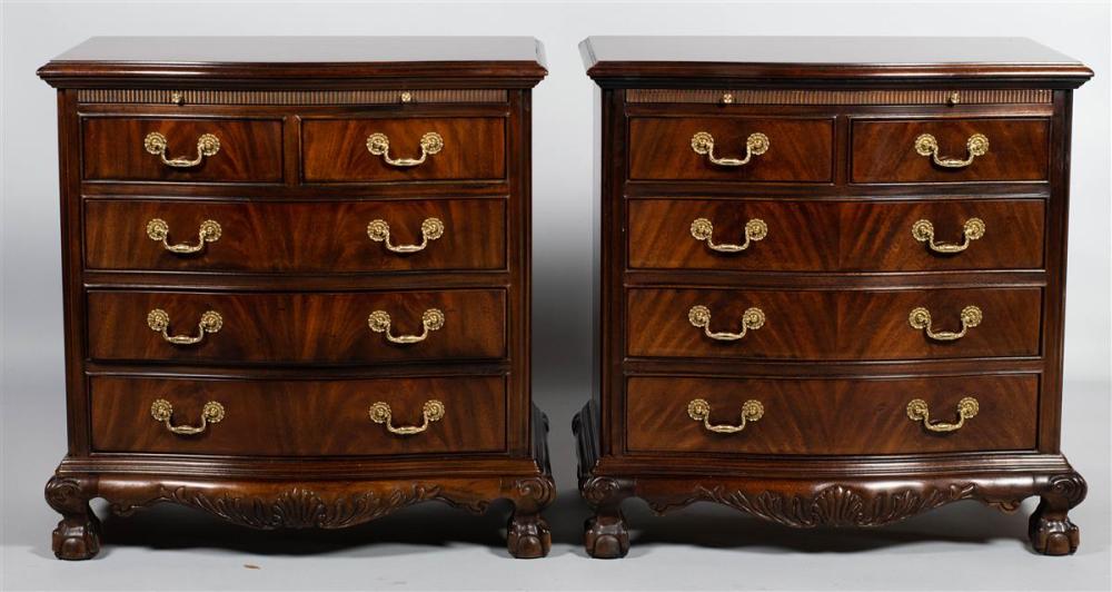 PAIR OF GEORGE III STYLE MAHOGANY
