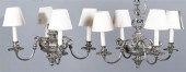 PAIR OF GEORGE III STYLE SILVE