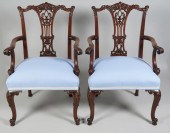PAIR OF GEORGE III STYLE MAHOG