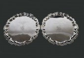 PAIR OF GEORGE III STYLE SILVE