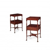 PAIR OF GEORGE III STYLE MAHOG