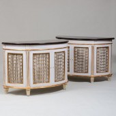 PAIR OF GEORGE III STYLE WHITE