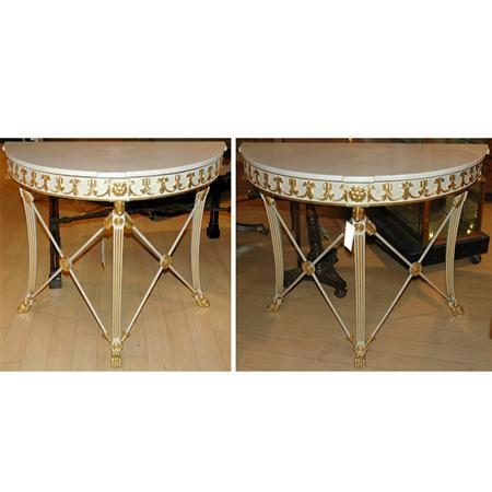 Pair of George III Style Painted
