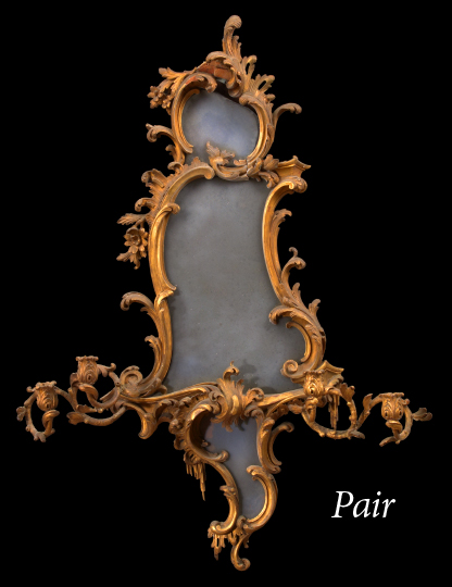 Pair of George III-Style Giltwood