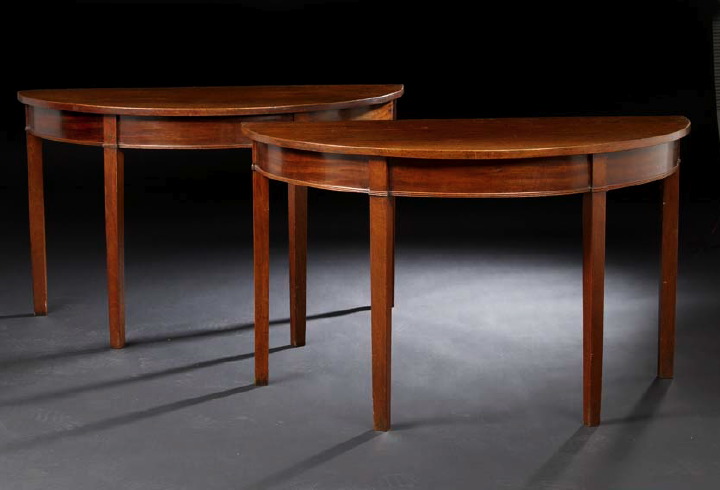 Pair of George III-Style Mahogany