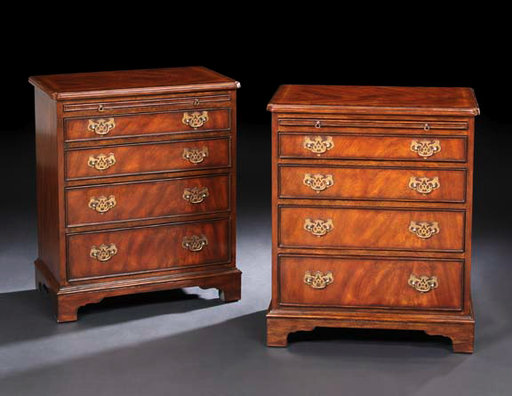 Pair of George III-Style Mahogany