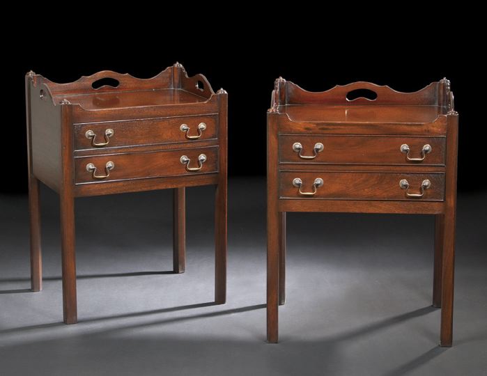 Pair of George III-Style Mahogany