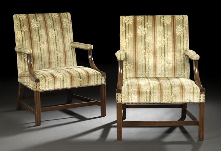 Pair of George III-Style Mahogany