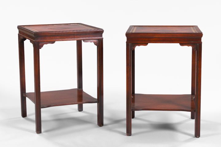 Pair of George III-Style Mahogany