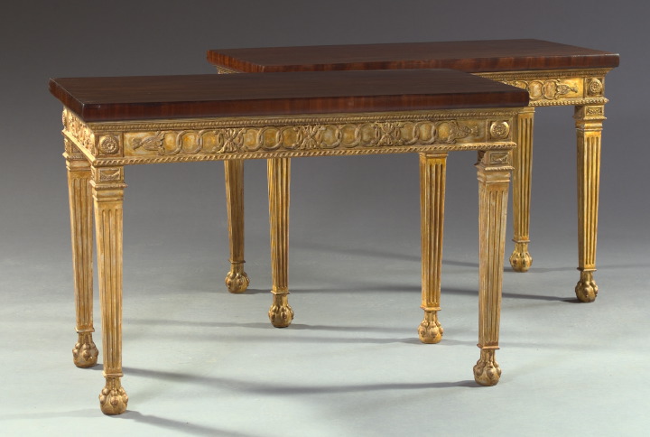 Pair of George III-Style Mahogany
