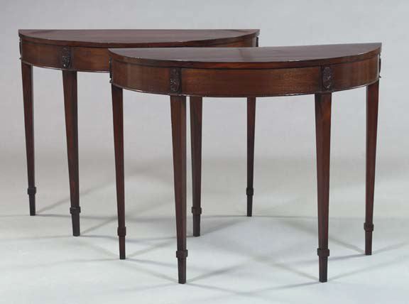 Pair of George III-Style Mahogany
