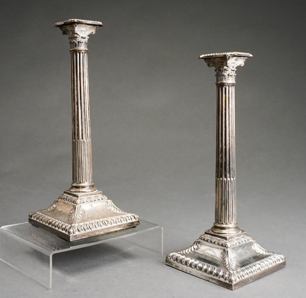 PAIR OF GEORGE III WEIGHTED
