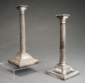 PAIR OF GEORGE III WEIGHTED SI