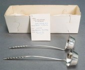 PAIR OF GEORGE IV SILVER TODDY