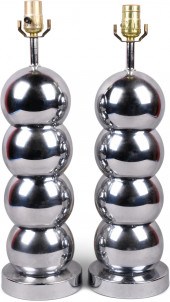 PAIR OF GEORGE KOVACS MCM CHRO