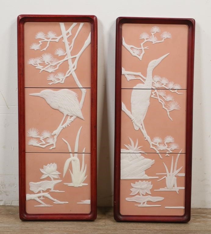 PAIR OF GEORGE MCMONGLE BISQUE