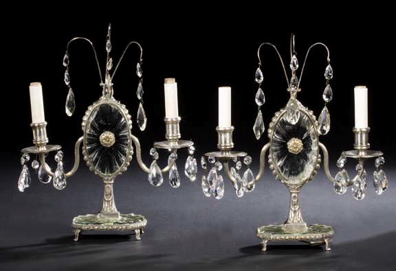 Pair of George VI Silverplate,