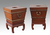 PAIR OF GEORGE ZEE & CO CHINES