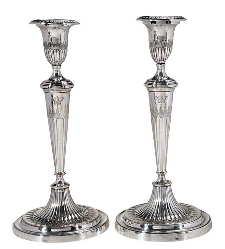 PAIR OF GEORGIAN OLD SHEFFIELD
