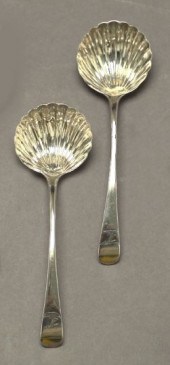 Pair of Georgian Sterling Silv