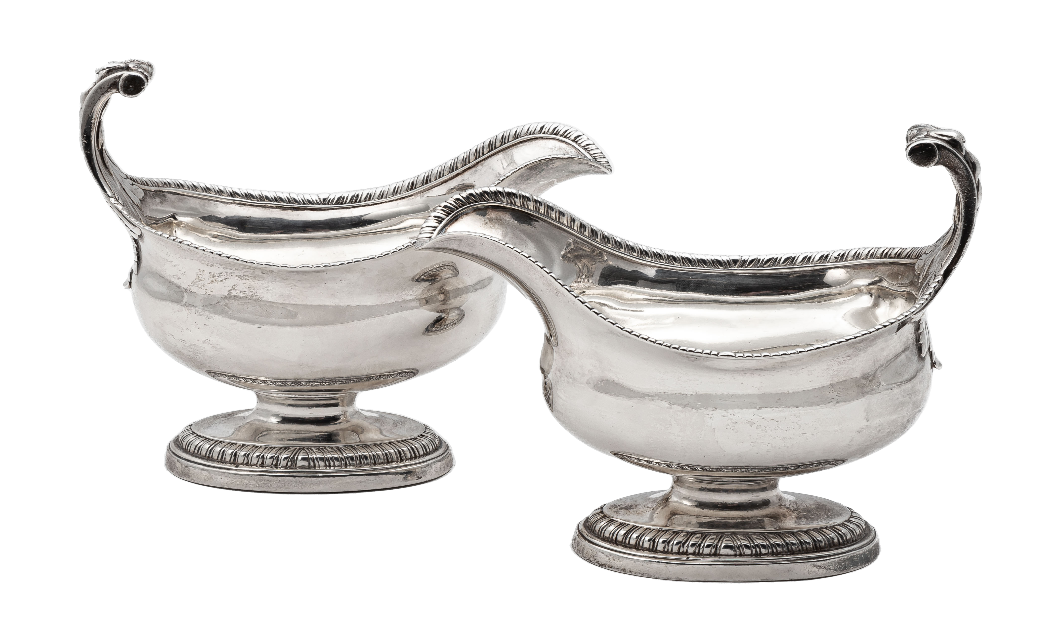 PAIR OF GEORGIAN STERLING SILVER