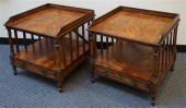 PAIR OF GEORGIAN STYLE FLAME M