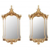 PAIR OF GEORGIAN STYLE GILTWOO