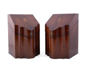 PAIR OF GEORGIAN STYLE MAHOGAN