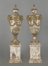 Pair of Georgian style ormolu