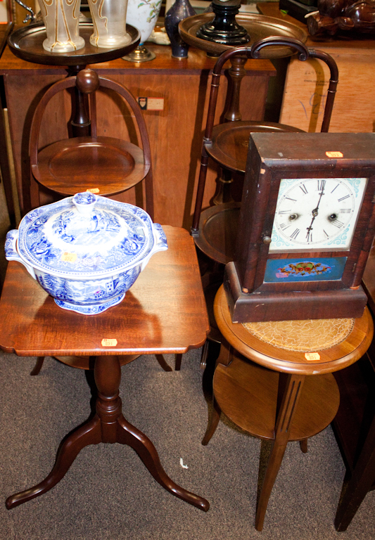 Pair of Georgian style plant stands