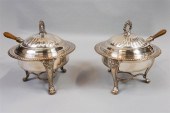 PAIR OF GEORGIAN STYLE SILVERP