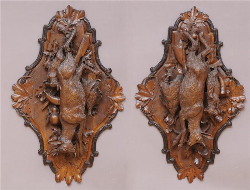 PAIR OF GERMAN BLACK FOREST
