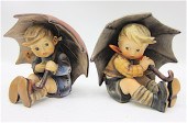 PAIR OF GERMAN HUMMEL FIGURINE