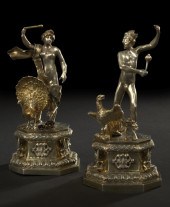 Pair of German Parcel-Gilt .80