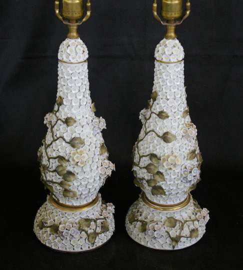 Pair of German Porcelain Table