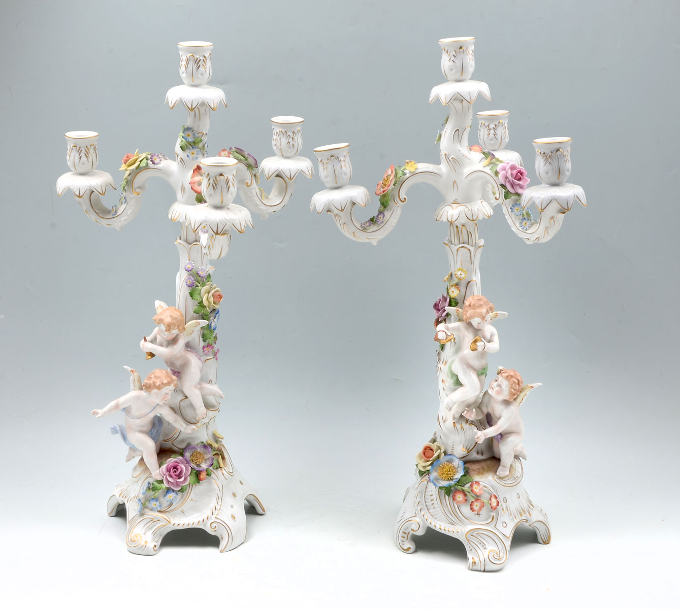 PAIR OF GERMAN SCHIERHOLZ FIGURAL