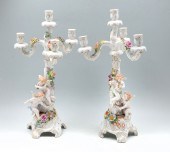 PAIR OF GERMAN SCHIERHOLZ FIGU