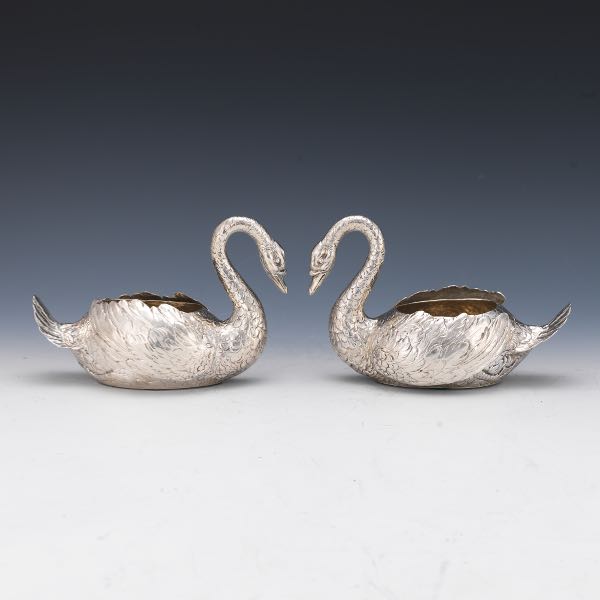 PAIR OF  GERMAN SILVER