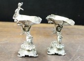 PAIR OF GERMAN SILVER FIGURAL