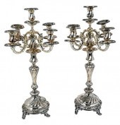 PAIR OF GERMAN SILVER FIVE CUP