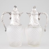 Pair of German Silver Mounted