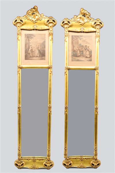 Pair of gilt 19th century Regency