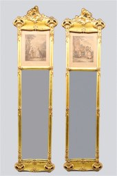 Pair of gilt 19th century Rege