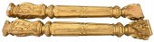 PAIR OF GILT ARCHIVAL CARVED C